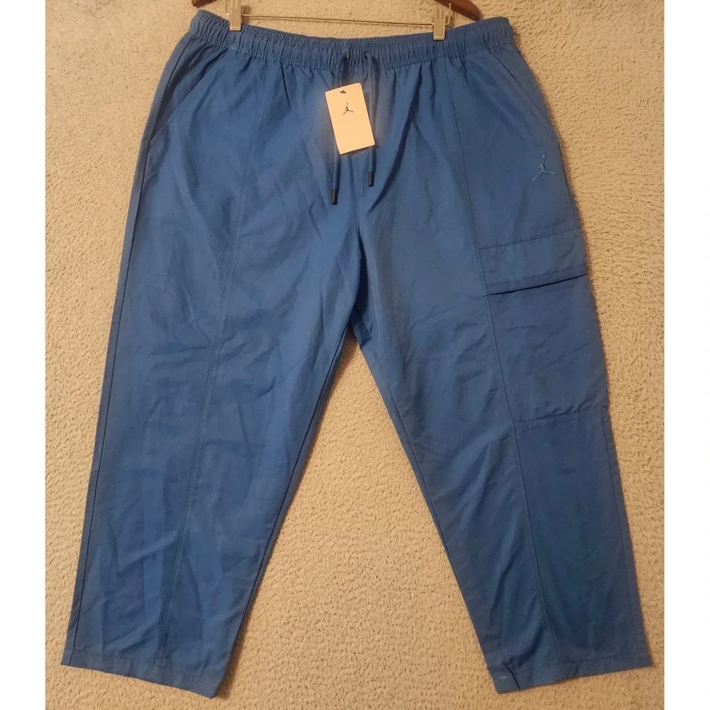 Jordan Essentials Mens Blue Woven Cargo Pants Size XXL FN4539-457 New